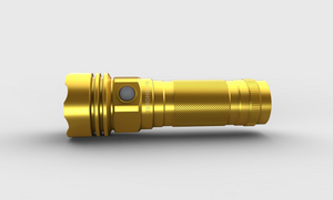 ZeroHour Tactical Battery Backup Flashlight Gold Plated