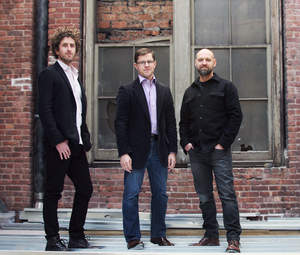 From left, Leo Premutico, Michael Duda and Jan Jacobs of the Johannes Leonardo agency.