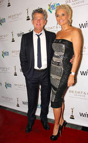 David and Yolanda Foster on the Bedat & Co. Geneve - sponsored Red Carpet at 2013 Women's Image Network Awards in Los Angeles.