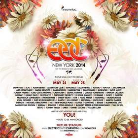 Insomniac Releases Artist Lineup for 3rd Annual Electric Daisy Carnival, New York 
