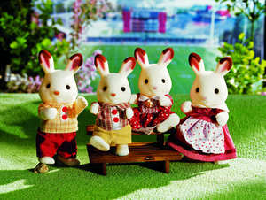 Fill your child's Easter basket with fun toys, such as Calico Critters, which encourage imaginative and creative play