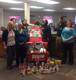 TopLine employees and members help fight hunger amid the rising demand at food shelves
