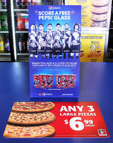 Pizza Patron 'Any 3' Pepsi promotion