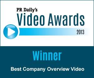 Trainer Communications wins PR Daily video award for Company Overview.