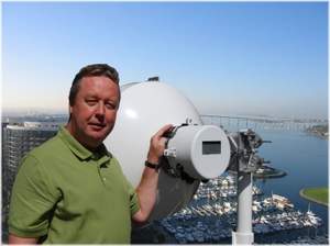 Heinz Willebrand with highest powered and lowest latency backhaul radio