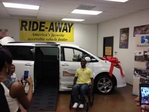 Surprise ceremony at Ride-Away(R) of Tampa, Florida.