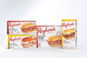 Packaging redesign by CBX aims to make Raybern's top-selling, handcrafted deli sandwiches stand out even more in retailers' freezer and deli sections.