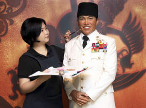Soekarno joined the international leaders at Madame Tussauds Hong Kong