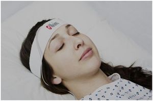 Masimo TFA-1 transflectance single-use adhesive forehead sensors provide SpO2, pulse rate, perfusion index, and PVI measurements.