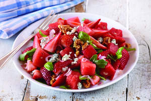 Summer Loving Strawberry & Watermelon Salad