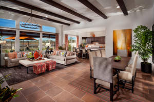 Spacious and vibrant floor plan design at Brookfield Residential's Big Sky in Menifee.