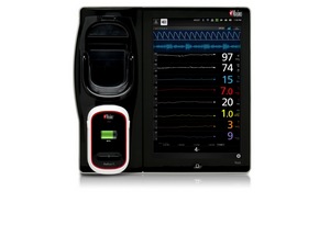 Masimo Radius-7; with one module always charging while the other is on a patient.