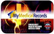 Emergency Health Record Card