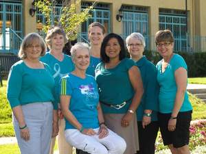 September 5, 2014 is national Wear Teal day in support of Ovarian Cancer Awareness Month.