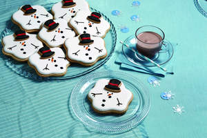 Spicy Snowman Cookies