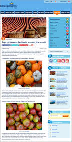 Cheapflights.ca, Top 10 Harvest Festivals Around the World in honour of harvest seasons.