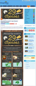 Cheapflights.com, Around the World in 29 Cheeses, a culinary cheese tour.