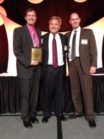 Jim Laber President (left), Jay Mellon CEO (Right), and Robert Filipiak.