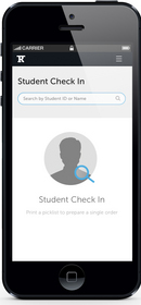 Rafter360 Student Check In Mobile View