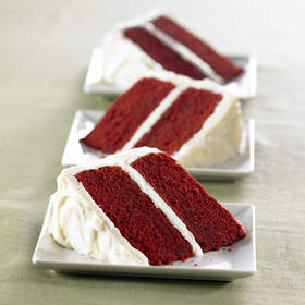 Red Velvet Cake with Vanilla Cream Cheese Frosting