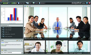 AvayaLive Video - Avaya hosted, cloud-based video conferencing provides virtual room for monthly fee - no infrastructure needed. Works with room systems from multiple vendors.