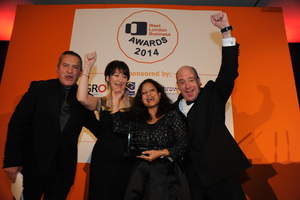 Heathrow London Hotel Receiving Award