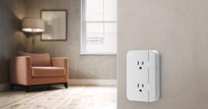 The ConnectSense Smart Outlet features two Internet-connected electrical sockets that enable users to control devices plugged into them using Siri on your iPhone, iPad, or iPod touch.