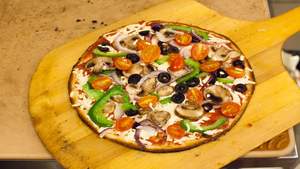 Pieology's Veggie Pizza with Daiya Vegan Mozzarella