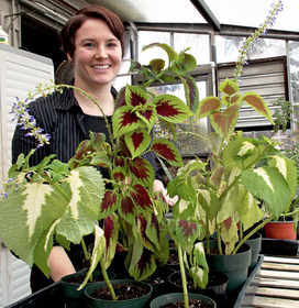 Tara Hicks, Registered Horticultural Therapist, Elite Care Garden Activity Coordinator.