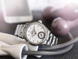 The Alpina Swiss horological smartwatch for ladies.