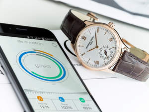 The Frederique Constant Swiss horological smartwatch for gentelmen