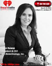 Leen Kawas, M3 Biotechnology, Clear Channel Interview, The Trader's Network Show, 1800pr