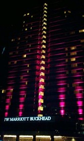susan g komen foundation race, atlanta buckhead hotel, breast cancer awareness pink