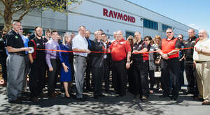 Raymond Handling Concepts Corporation, a respected material handling company, celebrated its Idaho expansion with a special ribbon cutting ceremony and lift truck driving demonstration on April 23, 2015.