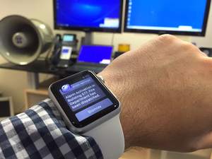 Apple Watch with AtHoc Notifier