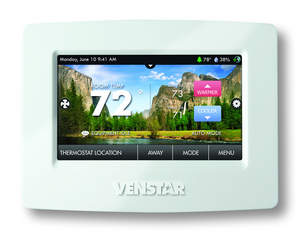 Venstar's New ColorTouch Programmable Thermostats With Wi-Fi Inside Deliver Energy Control and Cost Savings