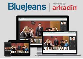 Blue Jeans provided by Arkadin offers simple, one-click access for meeting virtually from any device, location and endpoint, without the need for expensive hardware.