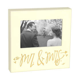 Ivory Mr. & Mrs. Picture Frame, 4x6 $9.99