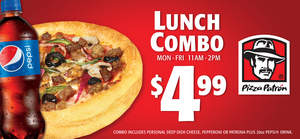 Pizza Patron offers La Lonchera lunch special