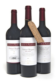 Louis M. Martini Winery bottles