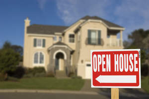 Holding an open house can be an effective way to sell a home.