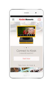 Using the all-in-one KODAK MOMENTS App, users can wirelessly transfer images to a KODAK Picture Kiosk found in a variety of retailers nationwide to create prints, greeting cards, collages, photo books and more.