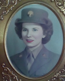 Dearborn resident Irene Scollard is pictured in her U.S. Army Women's Corps uniform during World War II.