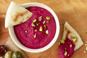 Roasted Beet and White Bean Dip