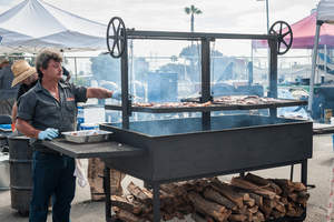 "Team Woodshed" was amongst the more than 50 pro-BBQ teams from across the country who gathered at the Ribs, Pigs & Watermelons event for a chance to compete.