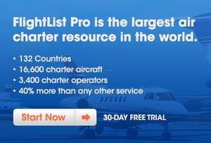 Jet Charter Company Listings