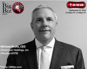 CEO, Michael Pruitt of Chanticleer Holdings, Inc. (Nasdaq: HOTR)