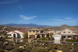 Home shoppers may be eligible to receive $15,000 toward their new home at Big Sky at Audie Murphy Ranch in Menifee (pictured) or Liberty at Morningstar Ranch in Winchester.