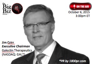 Jim Czirr, Executive Chairman of Galectin Therapeutics