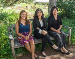 Colorado I Have A Dream Foundation Summit Award Recipients: (from left to right) Yoselin Estacuy, Brisa Aguilar-Velazquez and Dulce Cabrera